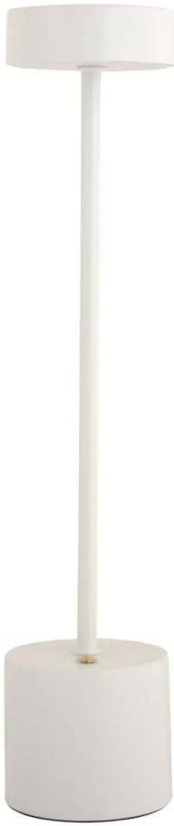 Lampe de table en métal Ganard led (Blanc)