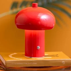 Lampe de table en métal Retro Seta (Orange)