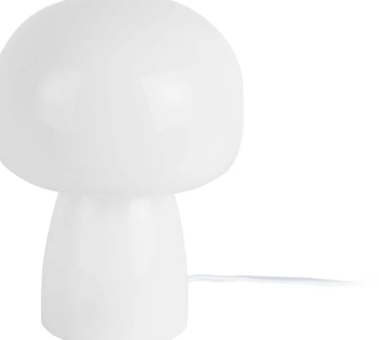 Lampe de table en verre Fervor (Blanc)