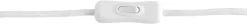 Lampe de table en verre Gozar (Blanc)