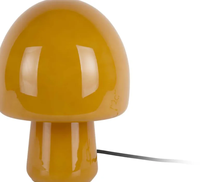 Lampe de table en verre Gozar (Jaune)