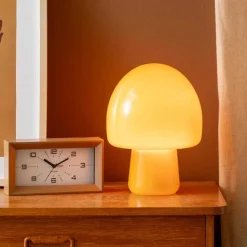 Lampe de table en verre Gozar (Jaune)