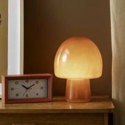 Lampe de table en verre Gozar (Rouge)