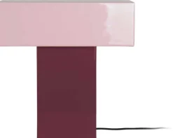 Lampe de table Grato Recto (Mauve foncé et lavande)