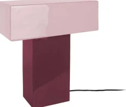 Lampe de table Grato Recto (Mauve foncé et lavande)