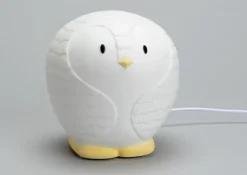 Lampe en porcelaine Pingouin