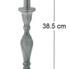 Lampe à huile en verre smoké Candle (14 x 38.5 cm)