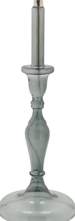 Lampe à huile en verre smoké Candle (14 x 38.5 cm)