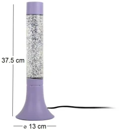 Lampe à paillettes Astro Glitter (Violet)