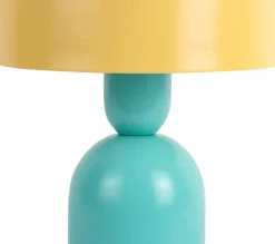 Lampe à poser Double Funky (Turquoise, Jaune)
