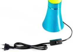 Lampe à poser en aluminium et verre Magma (Bleu)