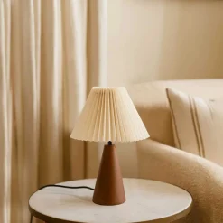 Lampe à poser en bois et PVC Serenity (Modèle 3)