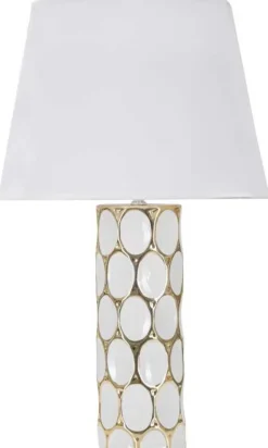 Lampe à poser en céramique et métal Glam (Modèle 2)