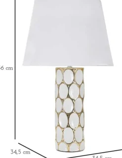 Lampe à poser en céramique et métal Glam (Modèle 2)