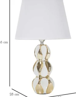 Lampe à poser en céramique et métal Glam (Modèle 4)