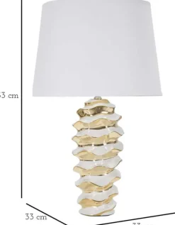 Lampe à poser en céramique et métal Glam (Modèle 1)