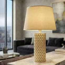 Lampe à poser en céramique et métal Glam (Modèle 3)