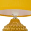 Lampe à poser en céramique Points 15 x 30.5 cm (Moutarde)