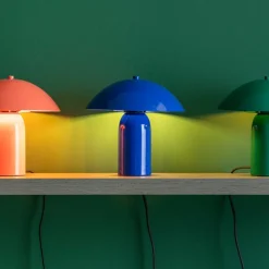Lampe à poser en métal Asuto (Orange)