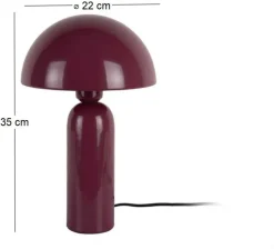 Lampe à poser en métal Atrayente (Violet)