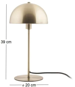 Lampe à poser en métal Bonnet 39 cm (Doré antique)