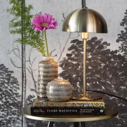 Lampe à poser en métal Bonnet 39 cm (Doré antique)