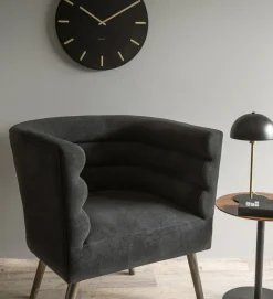Lampe à poser en métal Bonnet 39 cm (Noir)