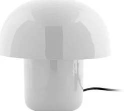 Lampe à poser en métal coloré Fat Mushroom Mini (Blanc)