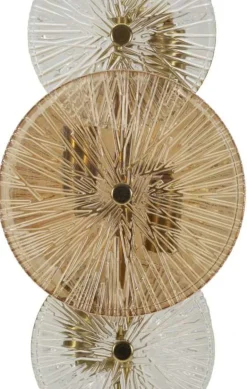Lampe à poser en métal et verre 20 x 18 x 66 cm Osaka