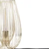 Lampe à poser en métal filaire Lucid gold (33 cm)