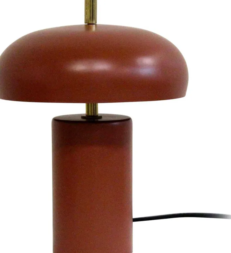 Lampe à poser en métal Joya (Rouge ocre)
