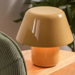 Lampe à poser en métal émaillé Afan (Vert)