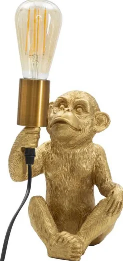 Lampe à poser en métal Monkey 17 x 14.5 x 25 cm