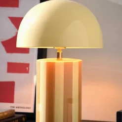 Lampe à poser en métal Rayado (Jaune)