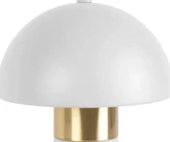 Lampe à poser en métal Seta (Blanc)