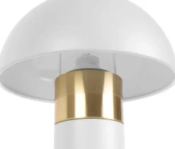 Lampe à poser en métal Seta (Blanc)