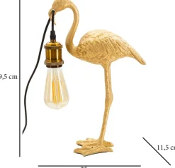 Lampe à poser en polyrésine Flamingo (Modèle 2)