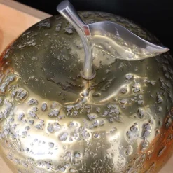 Lampe à poser en verre pomme Manzana (Or)