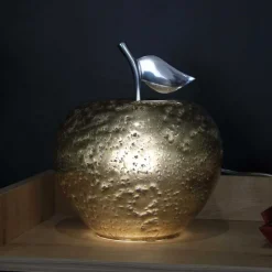 Lampe à poser en verre pomme Manzana (Or)