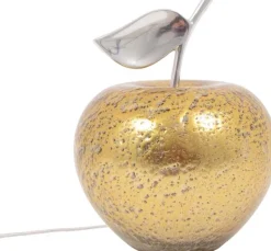 Lampe à poser en verre pomme Manzana (Or)