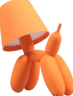 Lampe à poser led Balloon dog 16 x 10 x 18 cm (Orange)