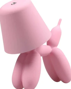 Lampe à poser led Balloon dog 16 x 10 x 18 cm (Rose)