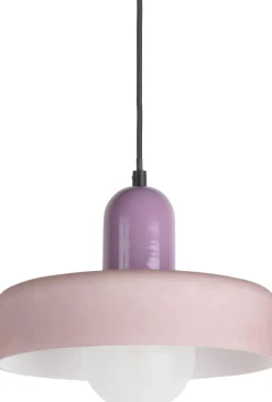 Lampe suspendue en verre Opaco Grato (Violet)