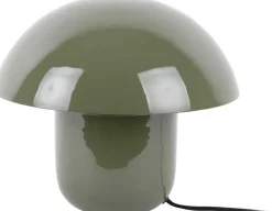 Lampoe à poser en métal émaillé Fat Mushroom (Vert jungle)