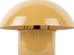 Lampoe à poser en métal émaillé Fat Mushroom (Jaune miel)