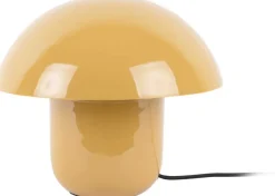 Lampoe à poser en métal émaillé Fat Mushroom (Jaune miel)