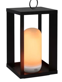 Lanterne de jardin en métal sur batterie Siroco (30 cm)