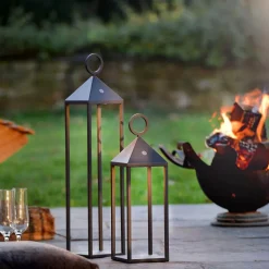 Lanterne en aluminium 47 cm (Anthracite)