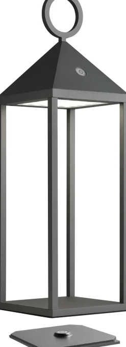 Lanterne en aluminium 47 cm (Anthracite)