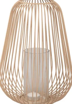 Lanterne en métal filaire Illuminate 22.5 x 30 cm (Sable)